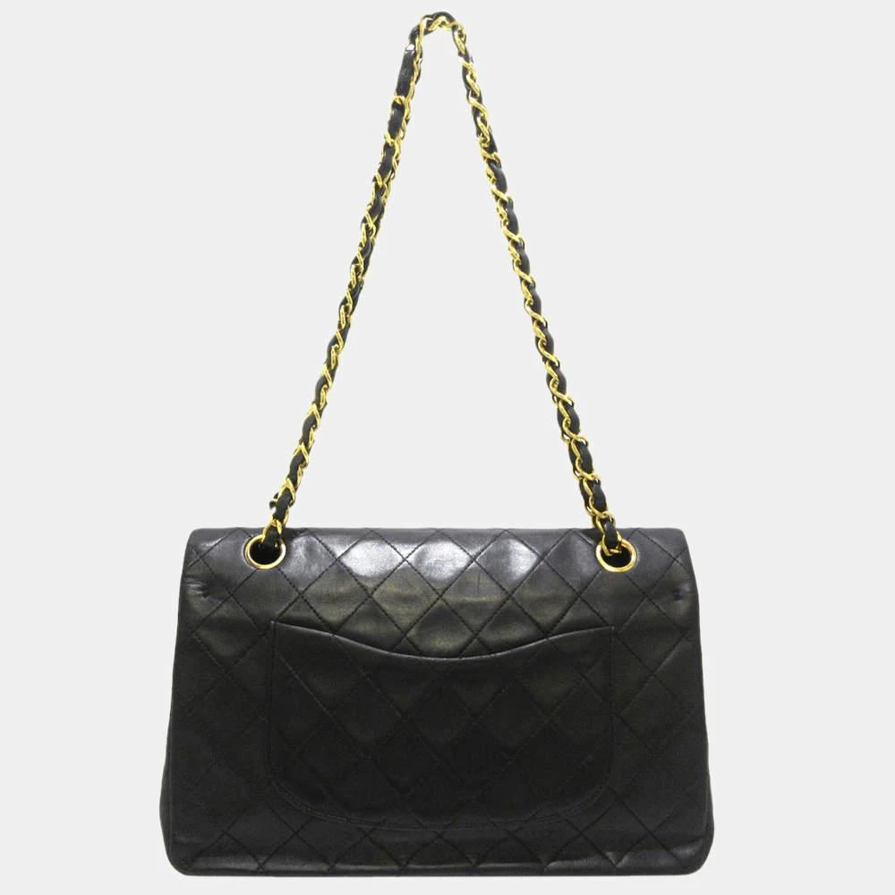商品[二手商品] Chanel|Chanel Black Classic Medium Lambskin Double Flap Bag,价格¥22086,第3张图片详细描述