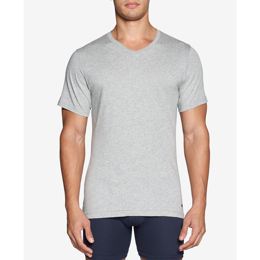 Men's 3-Pk. Classic Cotton V-Neck T-Shirts商品第1张图片规格展示