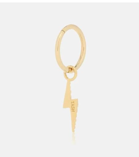 商品Maria Tash|Lightning Bolt 18kt gold single earring with diamonds,价格¥5049,第5张图片详细描述