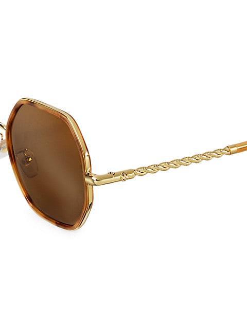 商品Tory Burch|55MM Geometric Sunglasses,价格¥1376,第5张图片详细描述