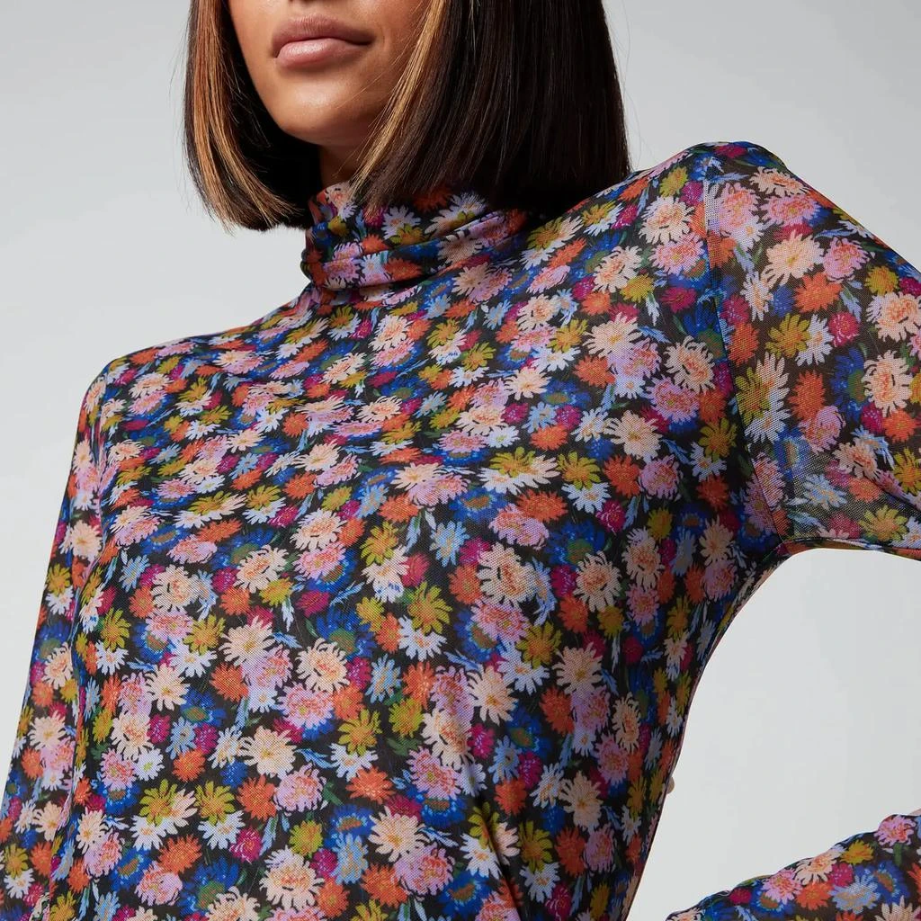 商品Paul Smith|PS Paul Smith Women's Mesh Long Sleeve Floral Top,价格¥509,第4张图片详细描述