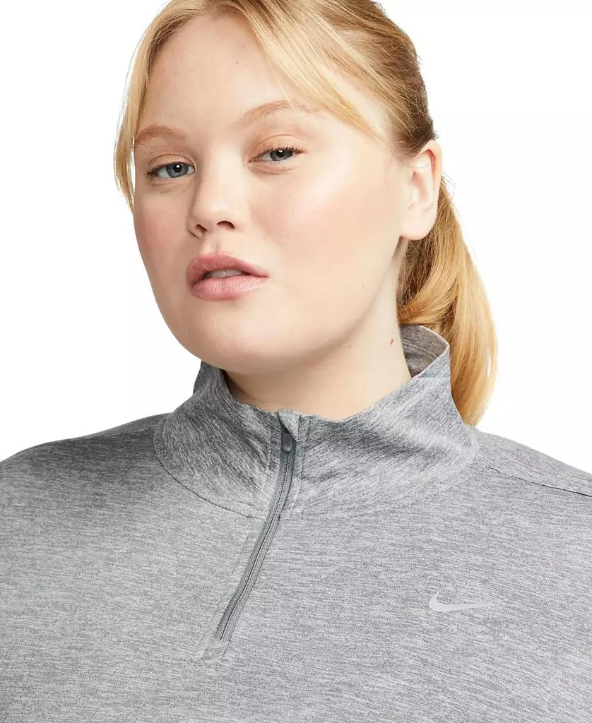 商品NIKE|Plus Size Active Dri-FIT Swift-Element UV 1/4-Zip Running Top,价格¥314,第5张图片详细描述