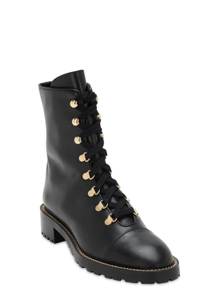 商品Stuart Weitzman|30mm Kolbie Leather Boots,价格¥5125,第5张图片详细描述