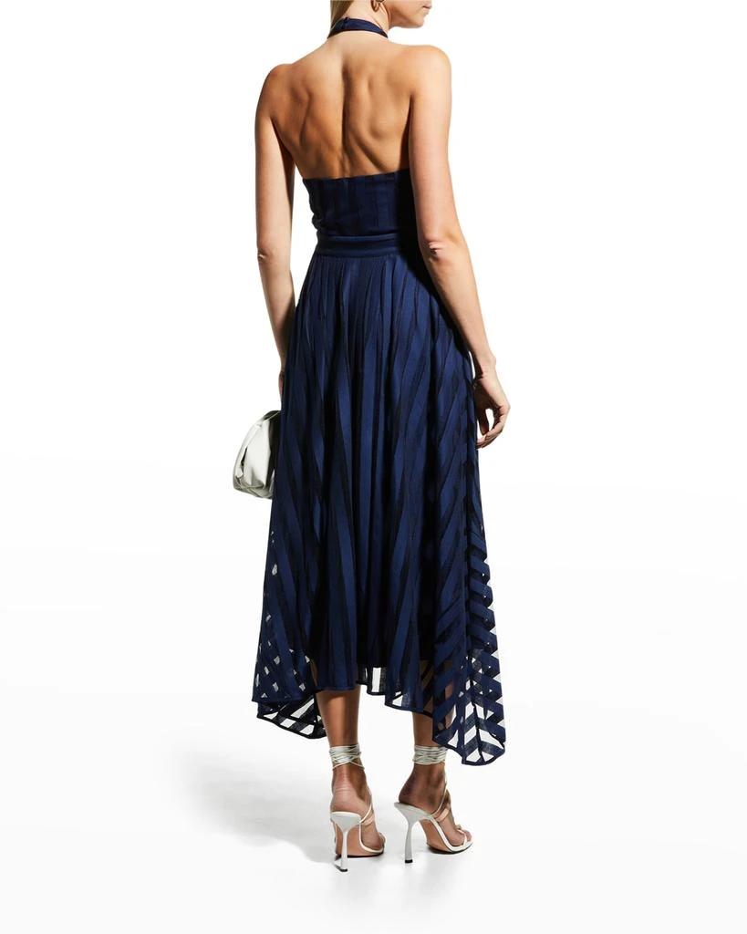 Leonie Crossover Halter Midi Dress 商品