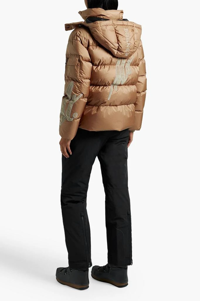 商品Bogner|+ St Moritz Lora appliquéd quilted hooded down ski jacket,价格¥6076,第5张图片详细描述