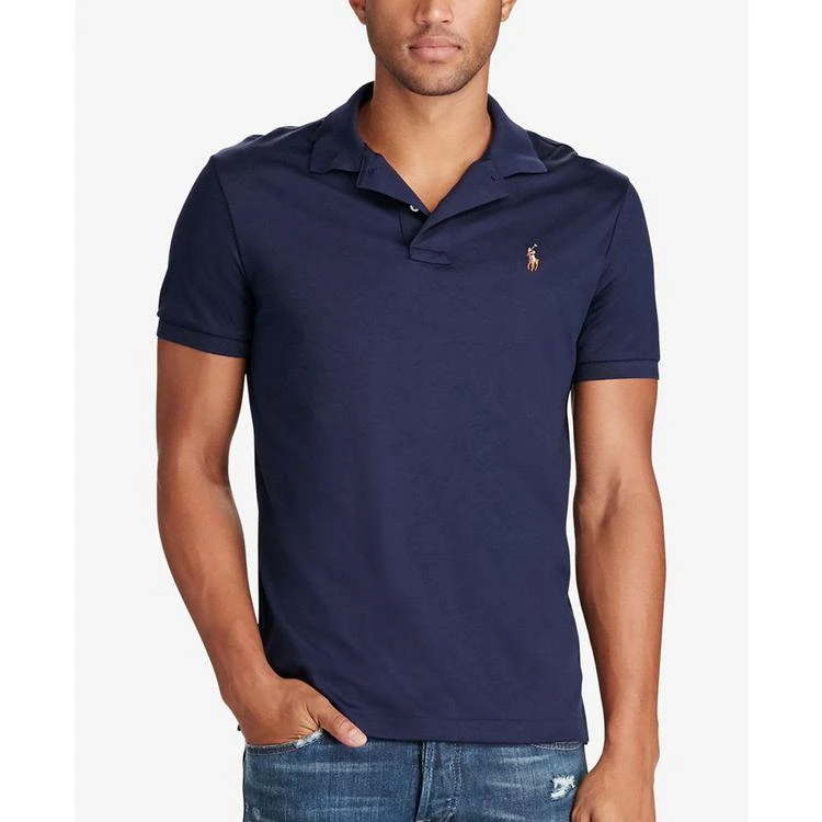商品Ralph Lauren|Men's Pima Cotton Soft-Touch Polo,价格¥634,第4张图片详细描述