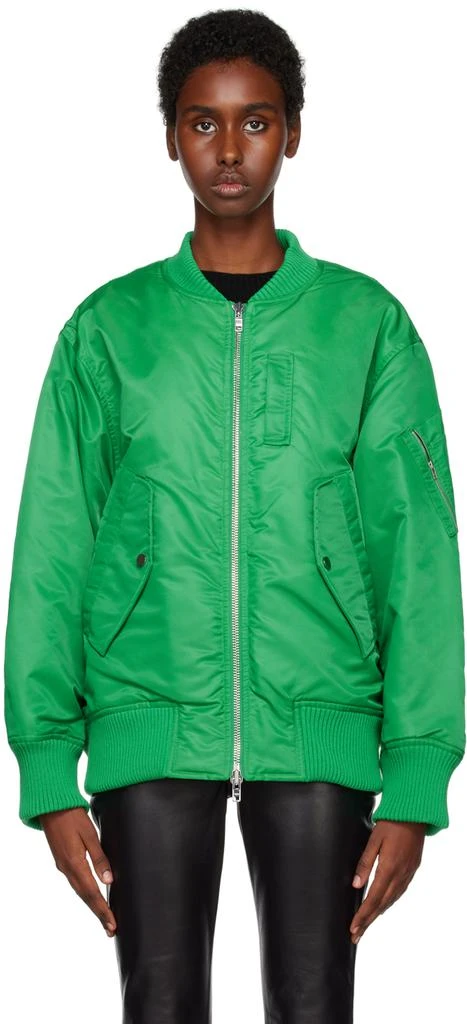 商品STAND STUDIO|Green Jumbo Bomber,价格¥1062,第1张图片