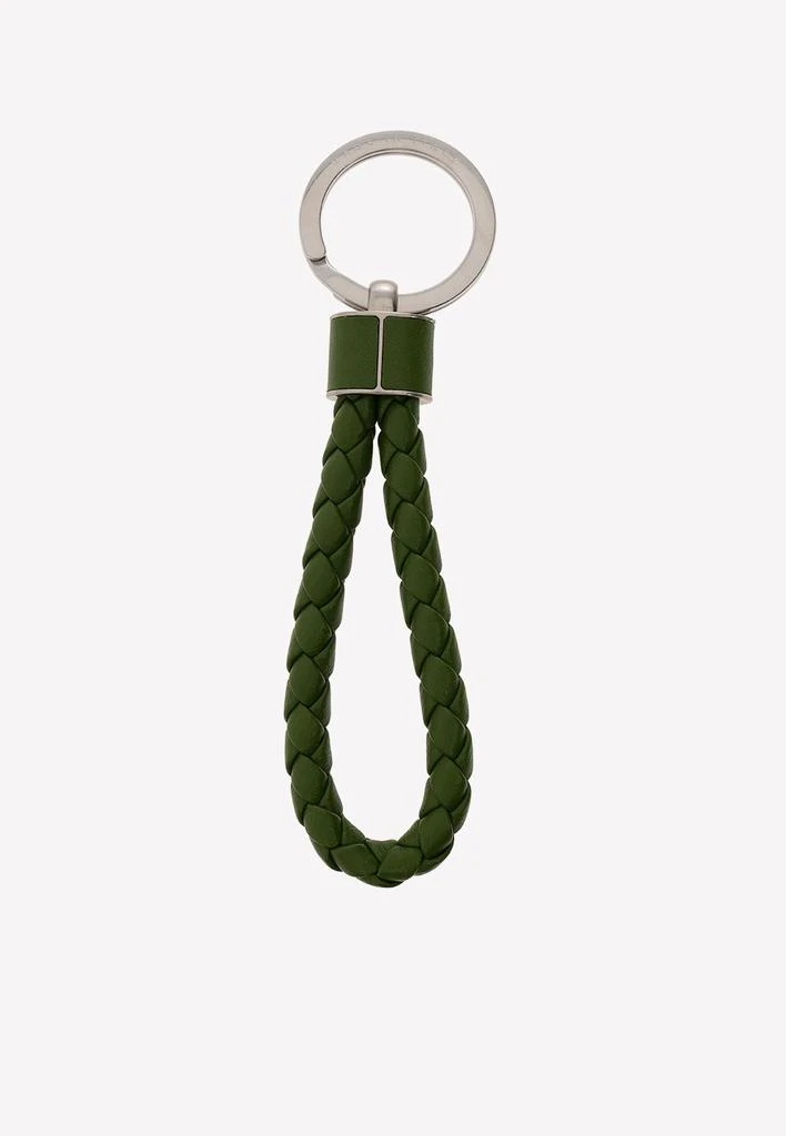 商品Bottega Veneta|Intrecciato Leather Keyring,价格¥3480,第2张图片详细描述