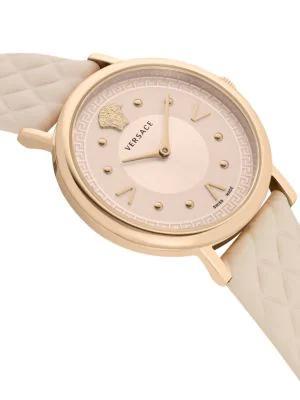 商品Versace|36MM Rose Goldtone Stainless Steel & Leather Strap Watch,价格¥4038,第5张图片详细描述
