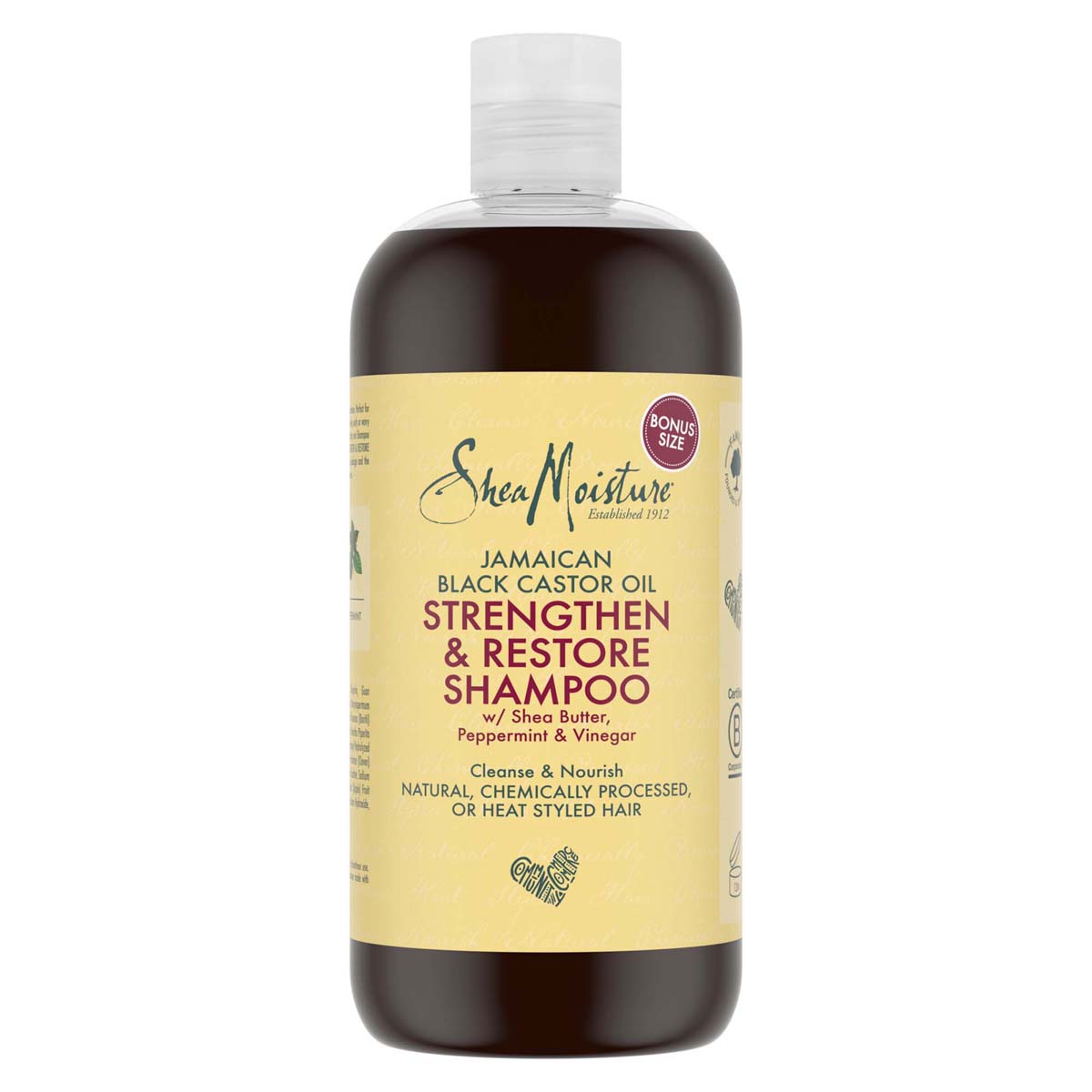 Shea Moisture 牙买加黑蓖麻油强韧修护洗发水 473ml 烫染发质商品第1张图片规格展示