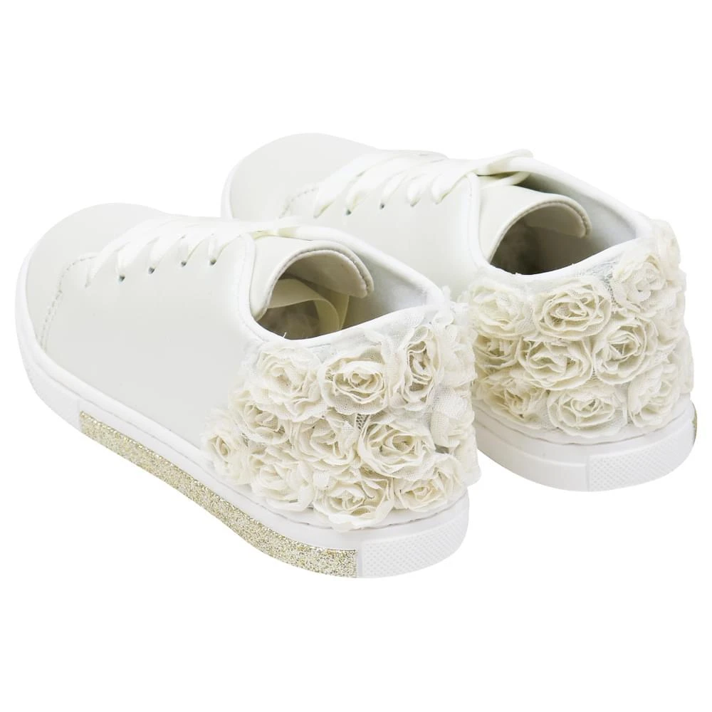 商品Babywalker|Ivory Flower Trainers,价格¥471,第4张图片详细描述