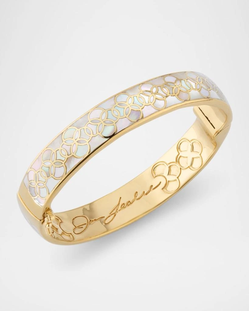商品Jan Leslie|Petal Mother of Pearl Bangle Bracelet,价格¥11447,第3张图片详细描述