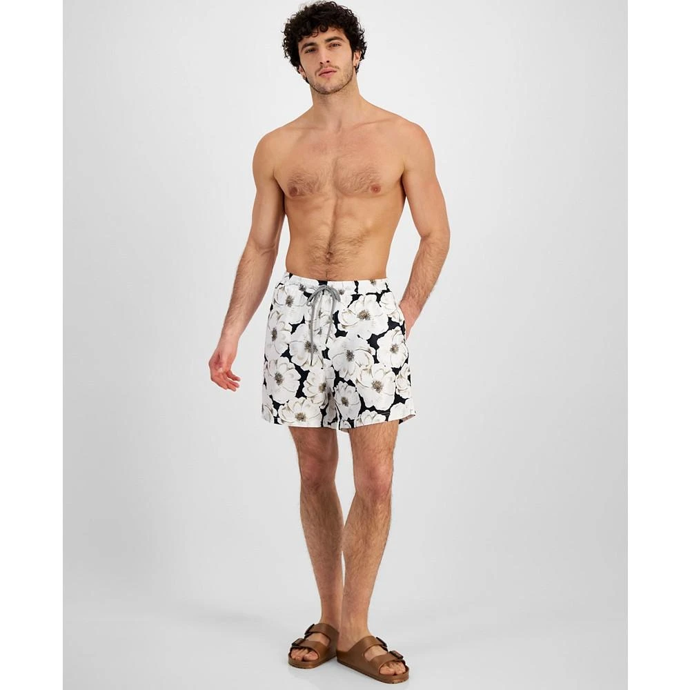 商品INC International|Men's Aisha Garden Volley Swim Shorts, Created for Macy's,价格¥56,第1张图片