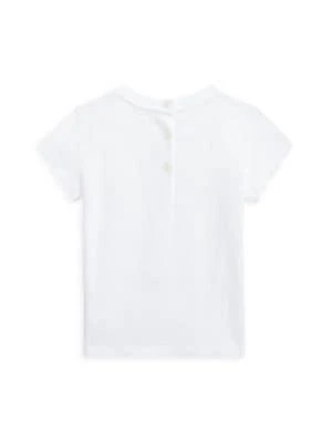 商品Ralph Lauren|Baby Girl's Polo Bear Cotton Knit T Shirt,价格¥88,第1张图片