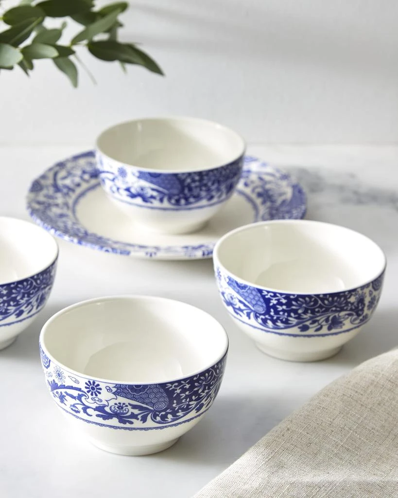 商品Spode|Blue Italian Brocato Dip Bowls, Set of 4,价格¥344,第1张图片