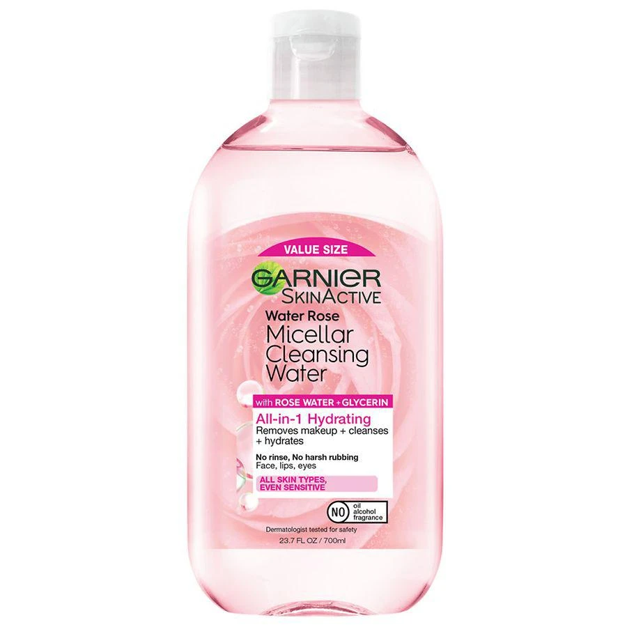 商品SkinActive|Micellar Cleansing Water & Makeup Remover with Rose Water For Normal to Dry Skin,价格¥112,第1张图片