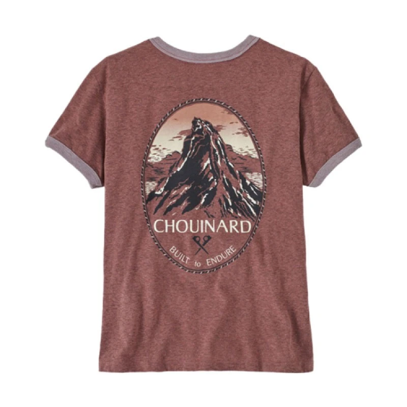 商品Patagonia|PATAGONIA 乔纳德 Crest Ringer RESPONSIBILI 淡紫色聚酯女士T恤,价格¥541,第1张图片