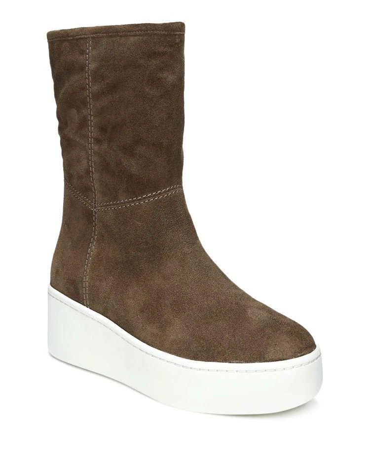 商品Via Spiga|Women's Elona Suede & Fur Platform Sneaker Boots ,价格¥1251,第1张图片