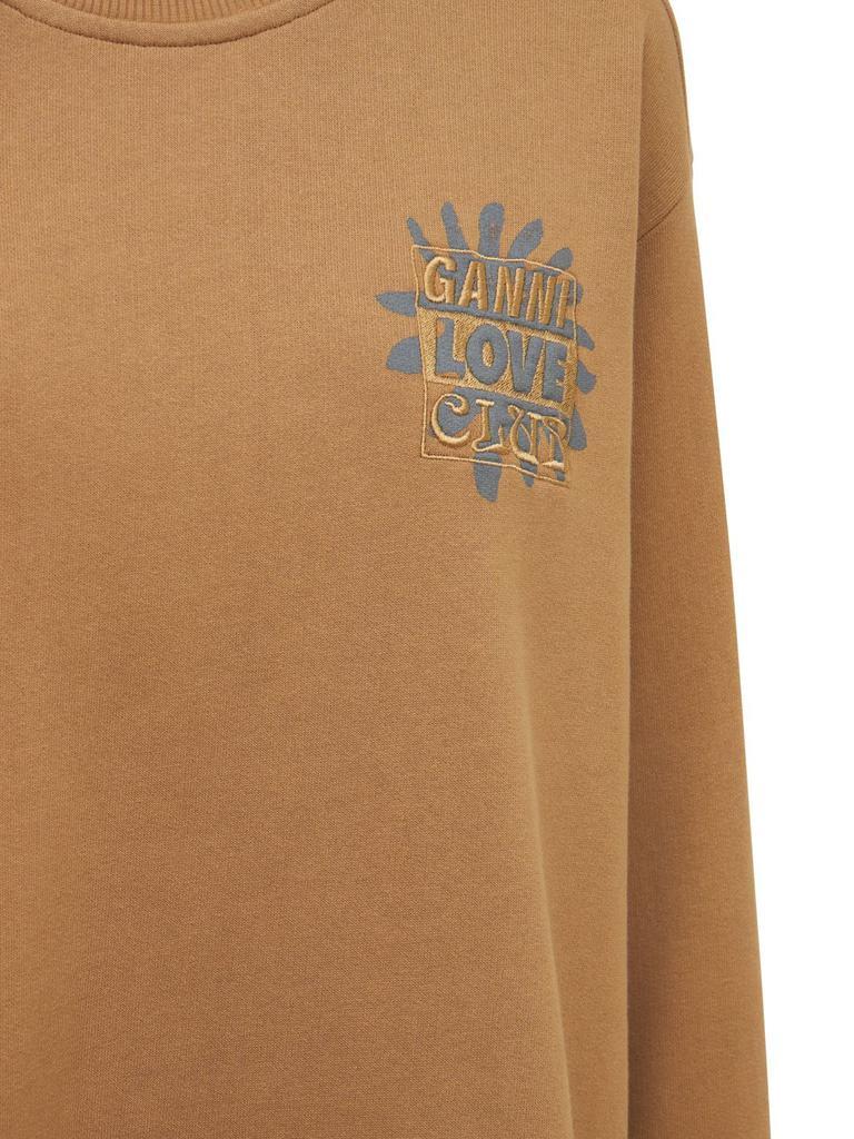 商品Ganni|Logo Cotton Jersey Sweatshirt,价格¥946,第5张图片详细描述