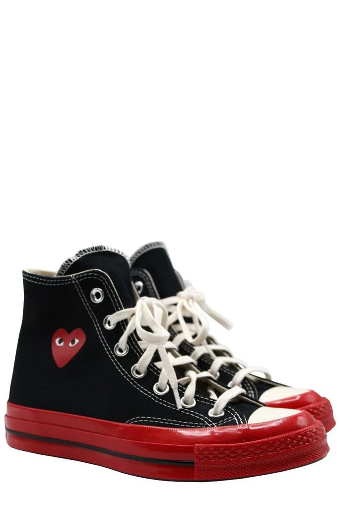 商品Converse|Converse X Comme des Garçons Play Chuck 70 High-Top Sneakers,价格¥1081,第2张图片详细描述