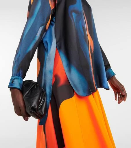 商品ROKSANDA|Printed silk-satin blouse,价格¥5054,第5张图片详细描述