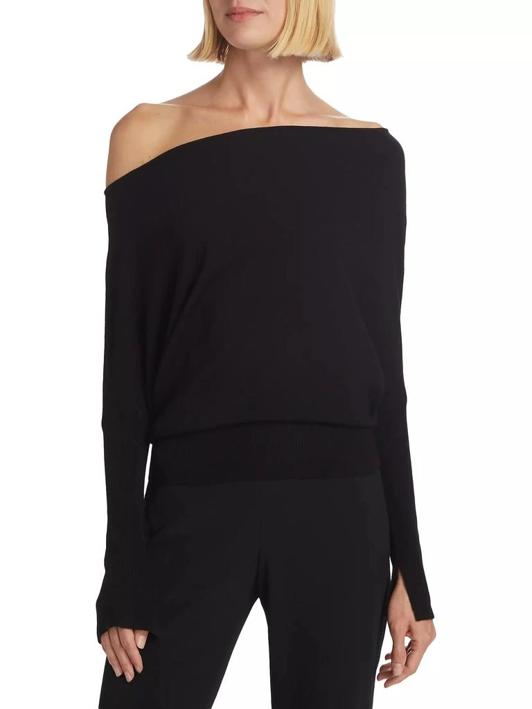 商品SIMKHAI|Lavina Draped Off-Shoulder Sweater,价格¥2432,第3张图片详细描述