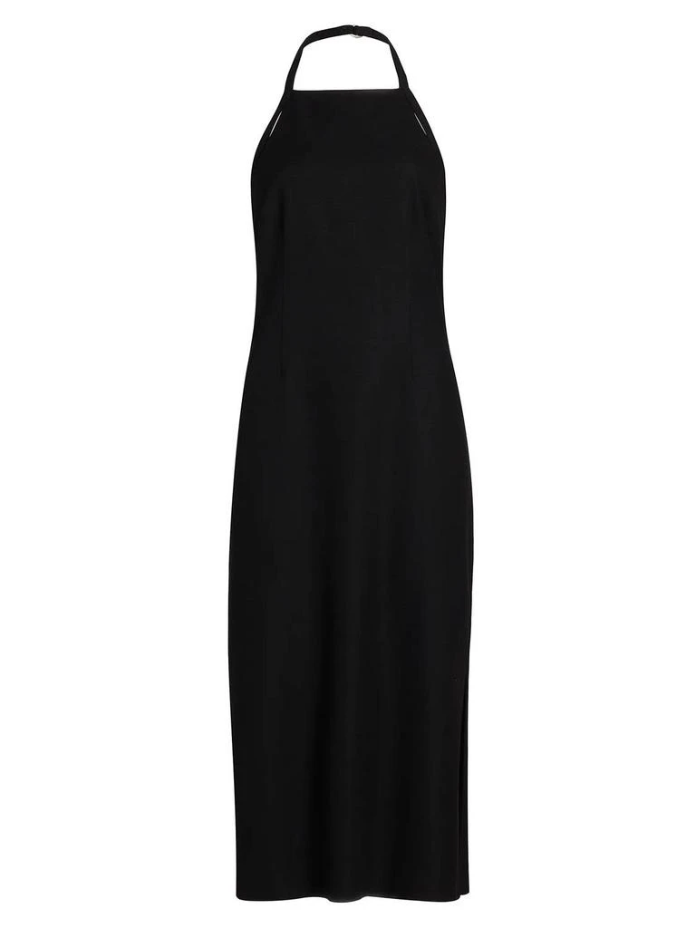 商品Vince|Apron Halter Sleeveless Midi Dress In Black,价格¥2189,第4张图片详细描述