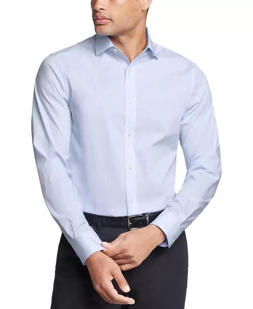 商品Tommy Hilfiger|Men's TH Flex Essentials Wrinkle Free Stretch Regular-Fit Dress Shirt,价格¥323,第1张图片