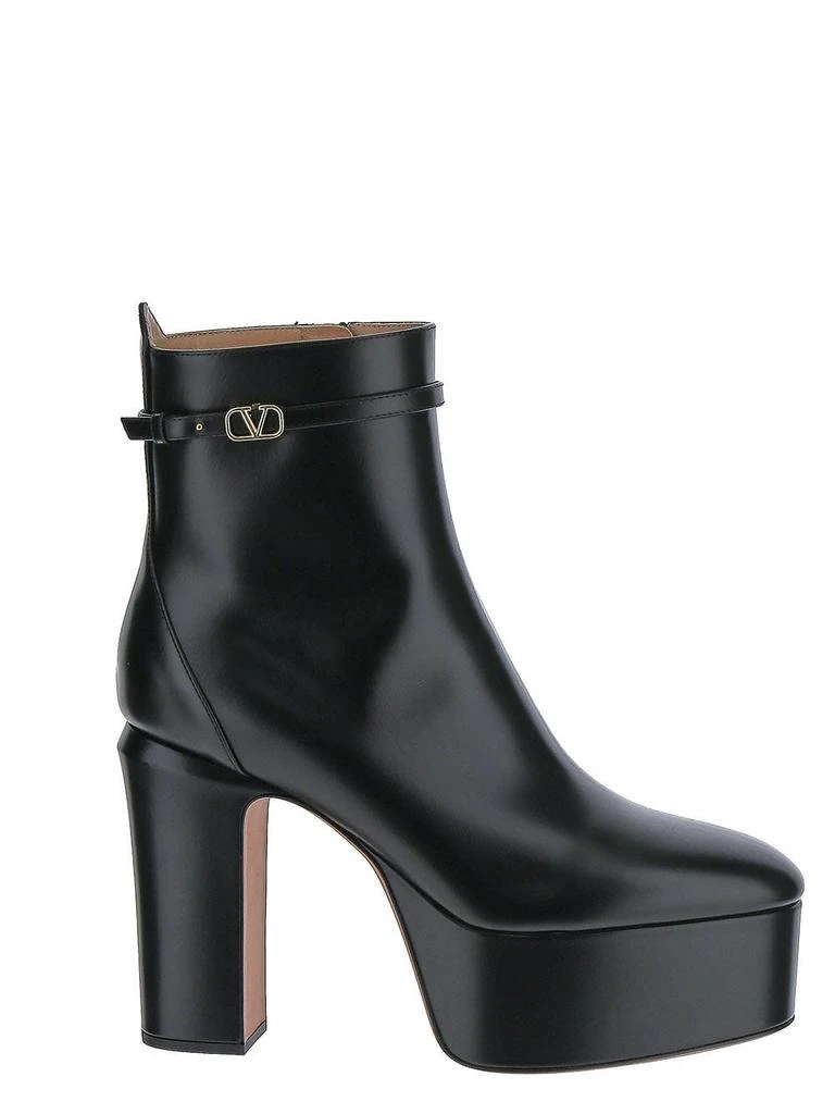 商品Valentino|Black Wedge Ankle Boot,价格¥6646,第1张图片