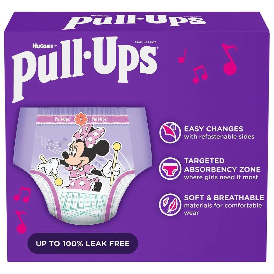 商品Huggies Pull-Ups|Girls' Potty Training Pants Size 2T-3T,价格¥79,第3张图片详细描述