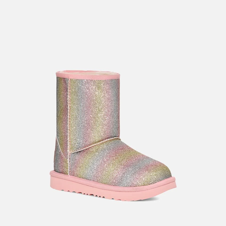 商品UGG|UGG KIDS’ CLASSIC II WATERPROOF GLITTERED FAUX SUEDE BOOTS,价格¥640,第2张图片详细描述