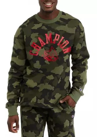 商品CHAMPION|Camouflage Logo Graphic Pullover,价格¥222,第1张图片