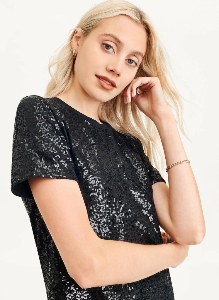 商品DKNY|Sequined Tee,价格¥373,第5张图片详细描述