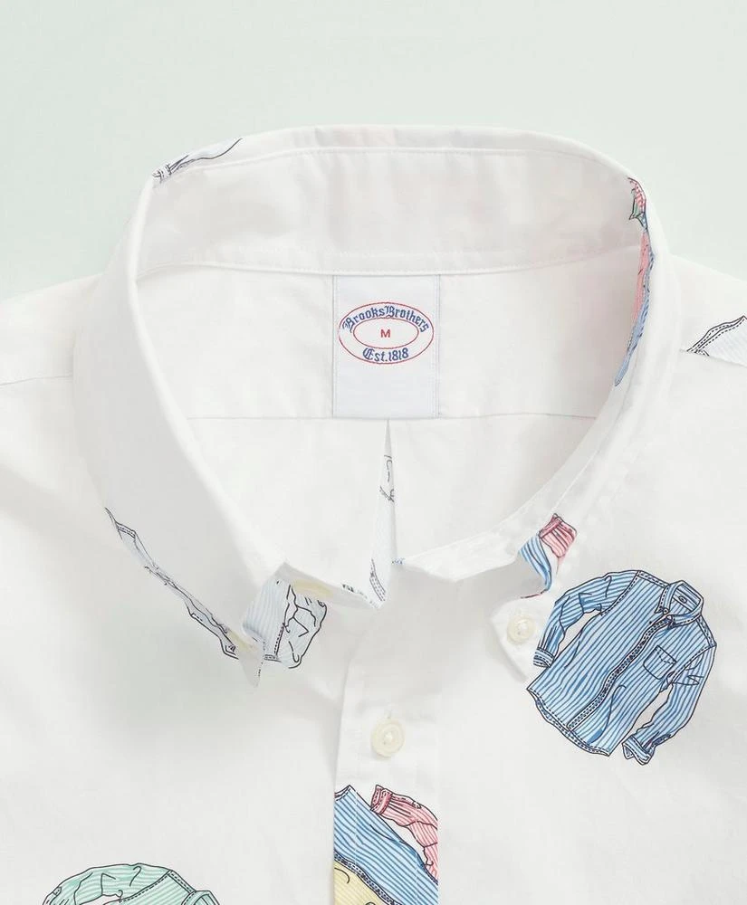商品Brooks Brothers|Friday Shirt, Poplin Shirt Print,价格¥376,第2张图片详细描述