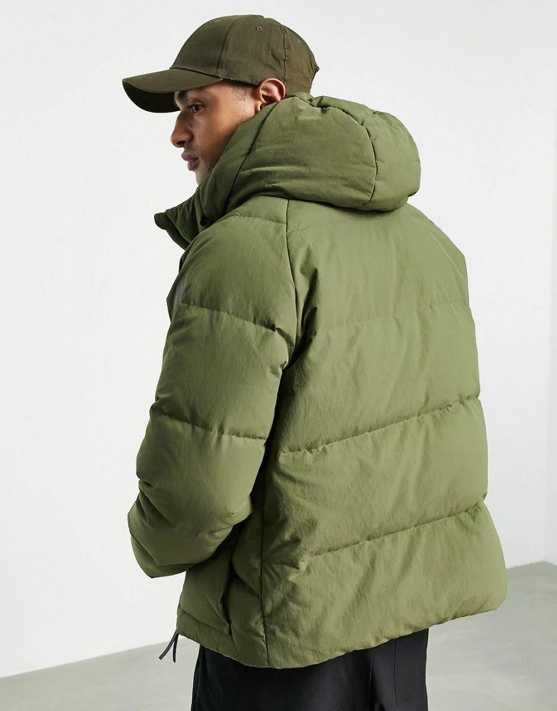 商品Adidas|adidas Outdoor premium down jacket with pockets in khaki,价格¥778,第4张图片详细描述