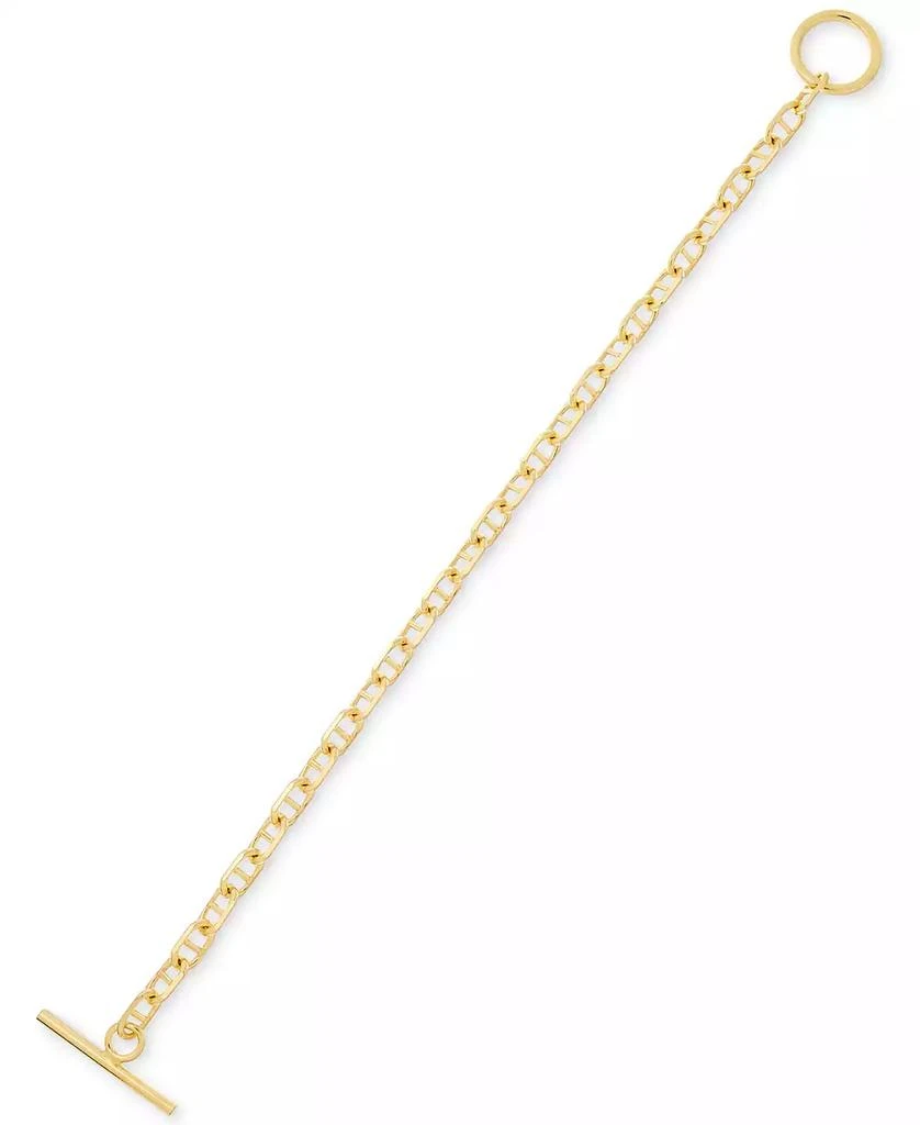 商品Macy's|Mariner Link Chain Toggle Bracelet in 14k Gold-Plated Sterling Silver,价格¥389,第3张图片详细描述