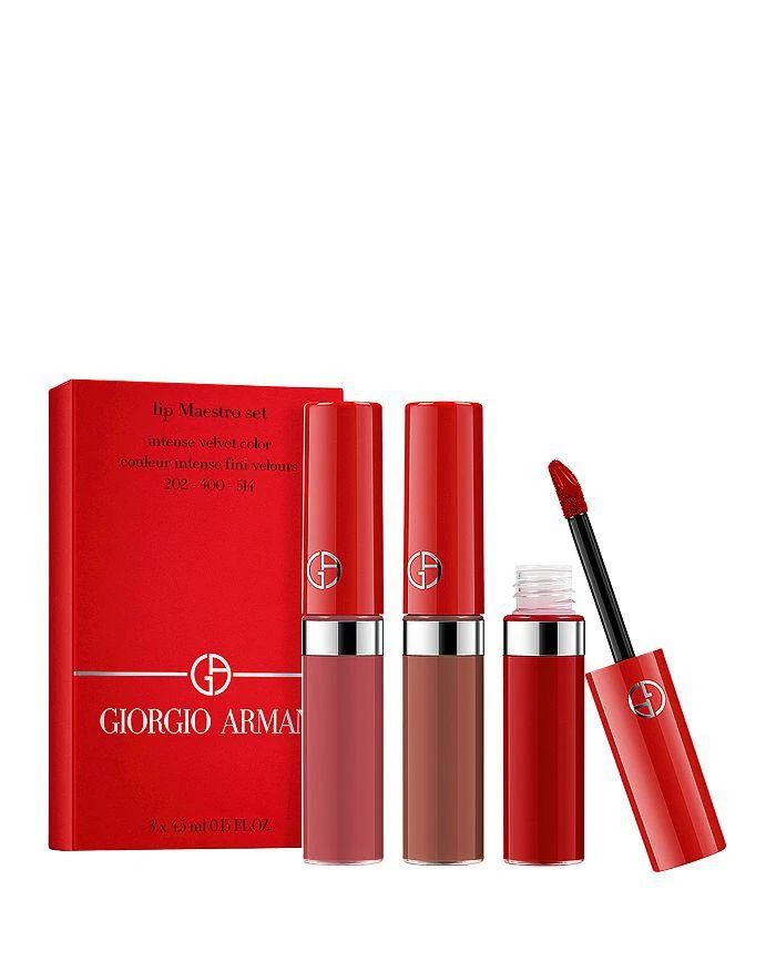 商品Giorgio Armani|Lip 迷你唇釉套装 - 2019年限量版,价格¥230,第1张图片