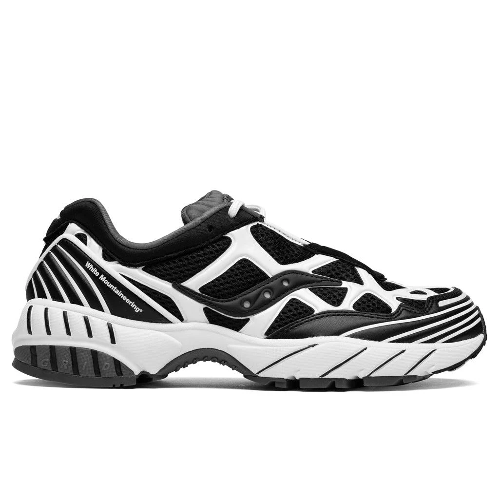 商品Saucony|Saucony x White Mountaineering Grid Web - Black/White,价格¥1116,第1张图片