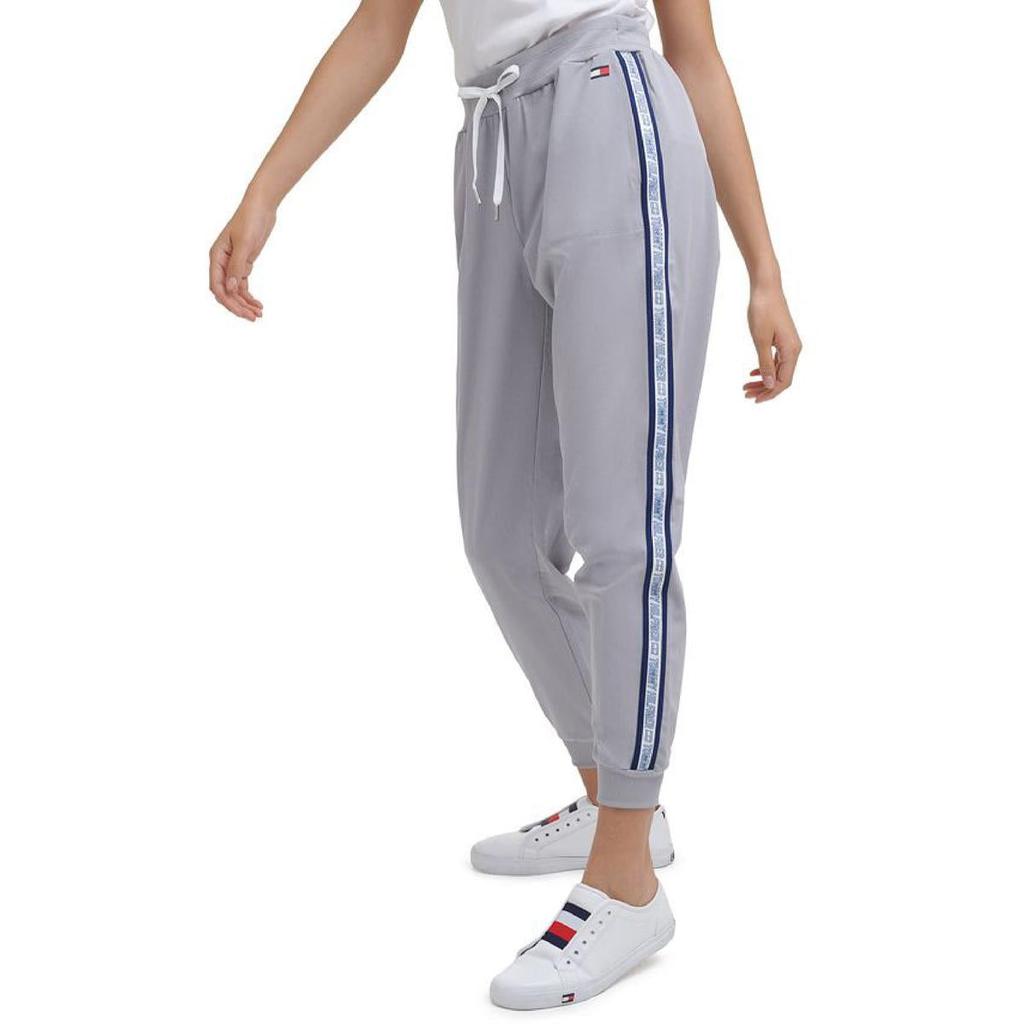 Tommy Hilfiger Sport Womens Logo Trim High Rise Jogger Pants商品第1张图片规格展示