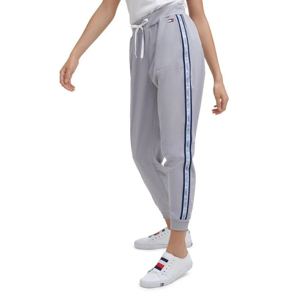 商品Tommy Hilfiger|Tommy Hilfiger Sport Womens Logo Trim High Rise Jogger Pants,价格¥132,第1张图片