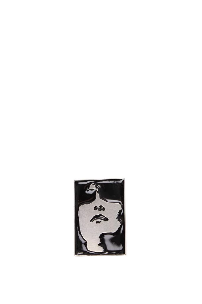 商品Neil Barrett|Brooches Brass Black Silver,价格¥450,第1张图片