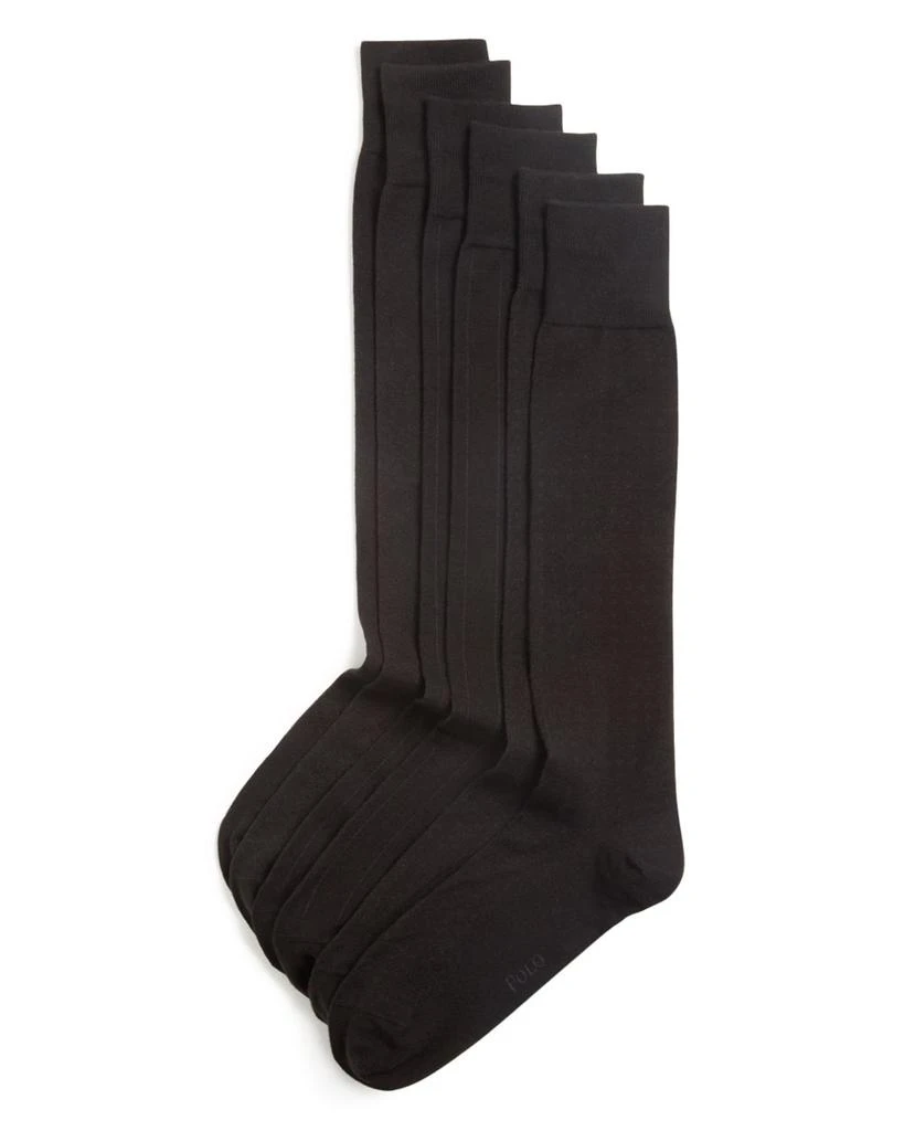 商品Ralph Lauren|Over-The-Calf Assorted Dress Socks, Pack of 3,价格¥215,第1张图片详细描述