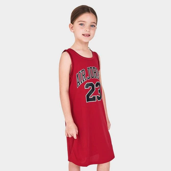 商品Jordan|Girls' Little Kids' Air Jordan 23 Jersey Dress,价格¥113,第3张图片详细描述