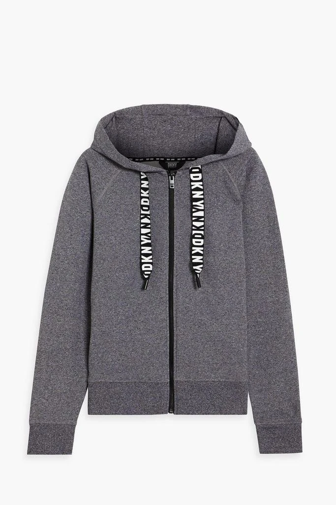 商品DKNY|Cotton-blend fleece zip-up hoodie,价格¥195,第1张图片