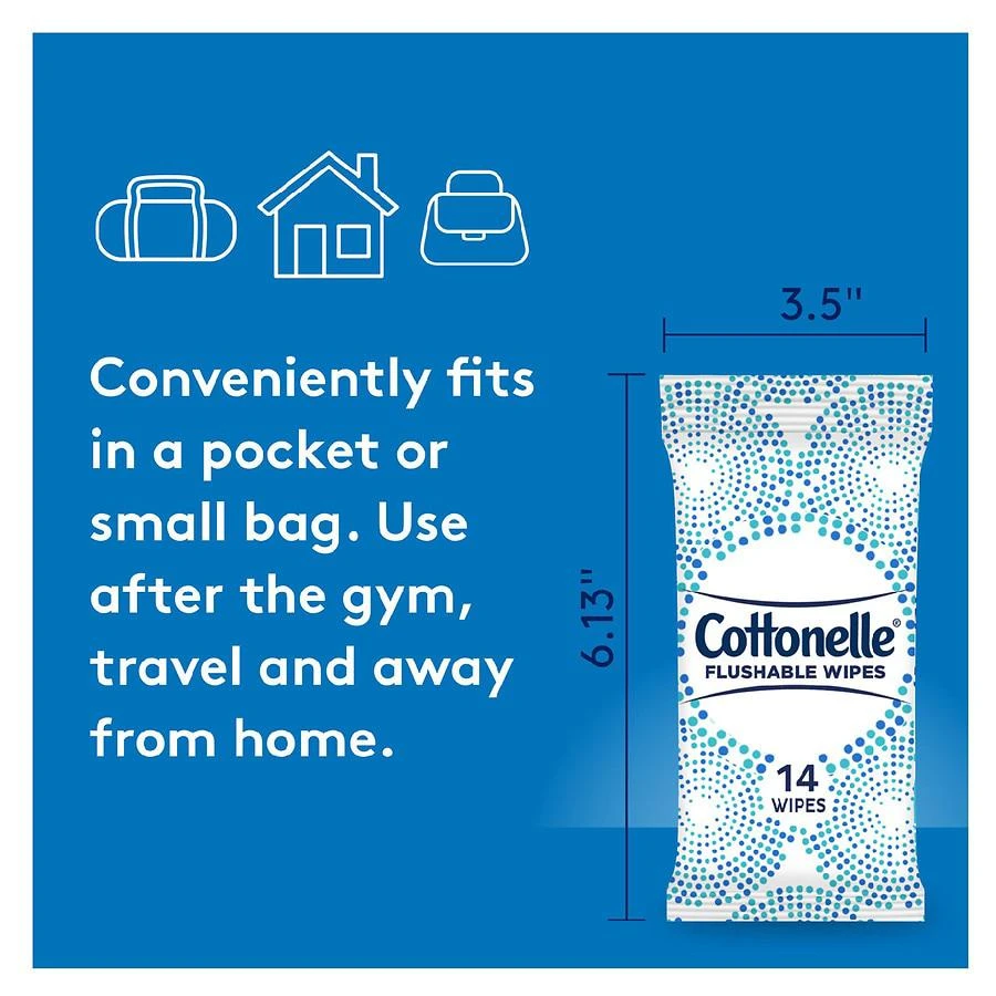 Fresh Care On-the-Go Flushable Wet Wipes 商品