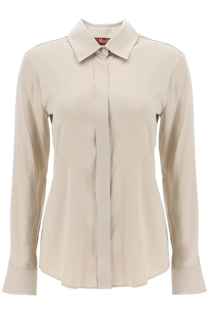商品Max Mara|'Anversa' silk satin shirt,价格¥998,第1张图片