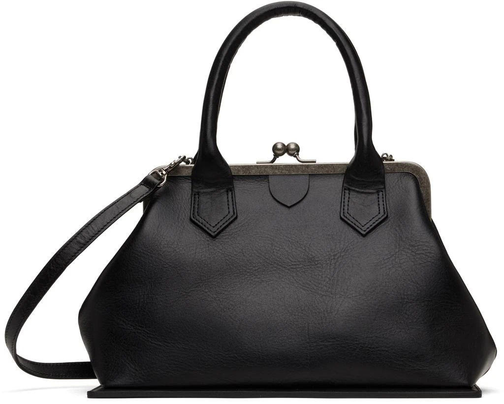 商品YOHJI YAMAMOTO|Black Metal Clasp Bag,价格¥4022,第1张图片