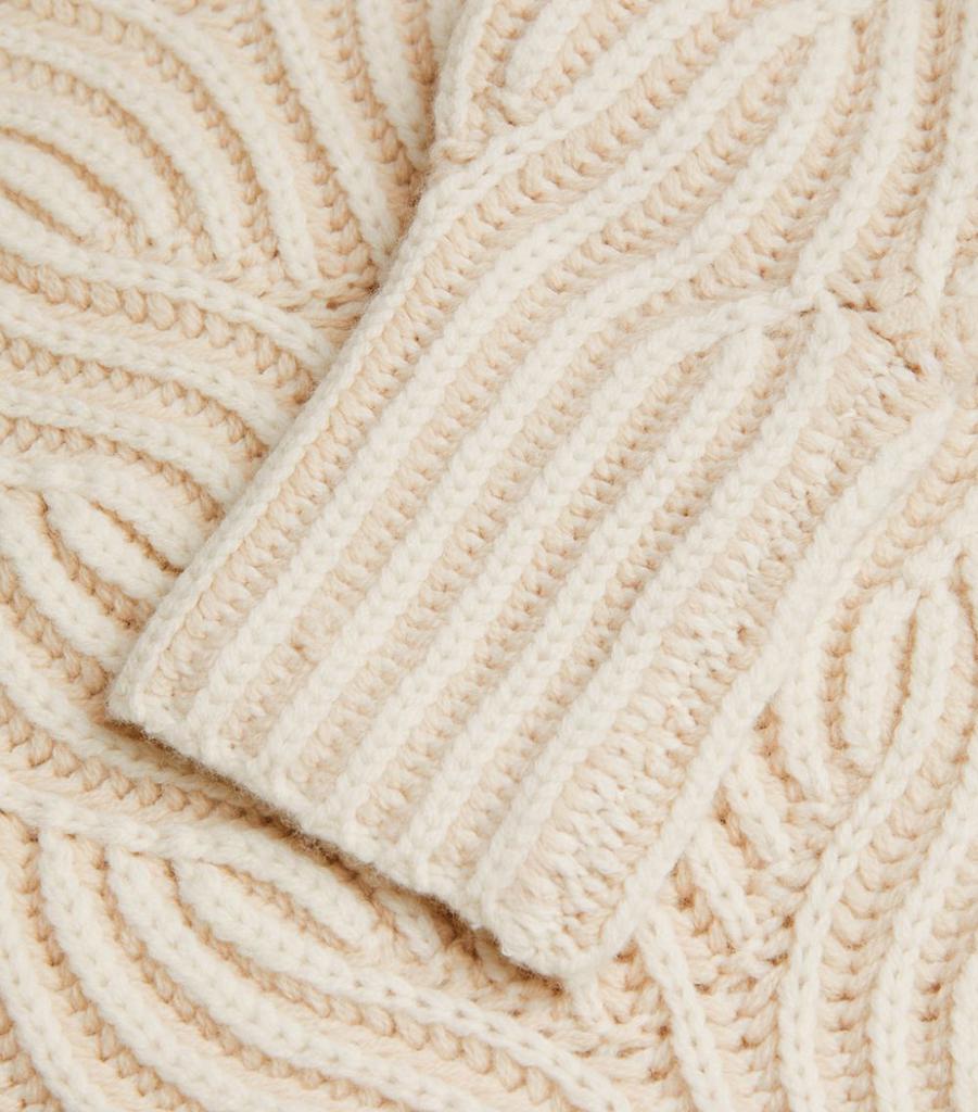 Cable Knit Cosmic Rollneck Sweater商品第5张图片规格展示