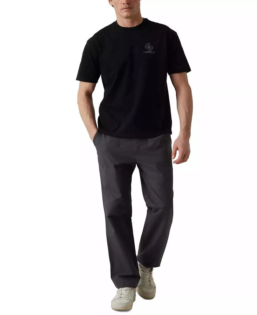 商品GUESS|Men's Distressed Quattro G Relaxed-Fit Graphic T-Shirt,价格¥202,第2张图片详细描述