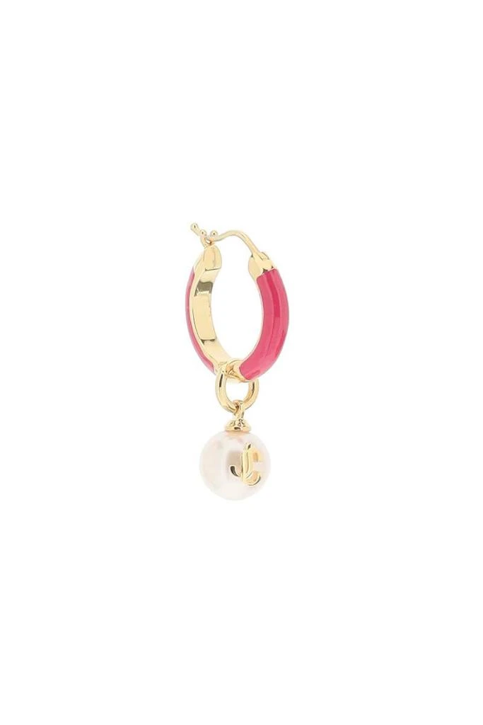 商品Jimmy Choo|Jimmy choo hoop earrings with pearls,价格¥2103,第3张图片详细描述